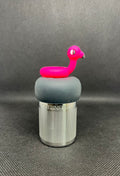 Floating Tea Steeper | Flamingo Floatie | Grey Base