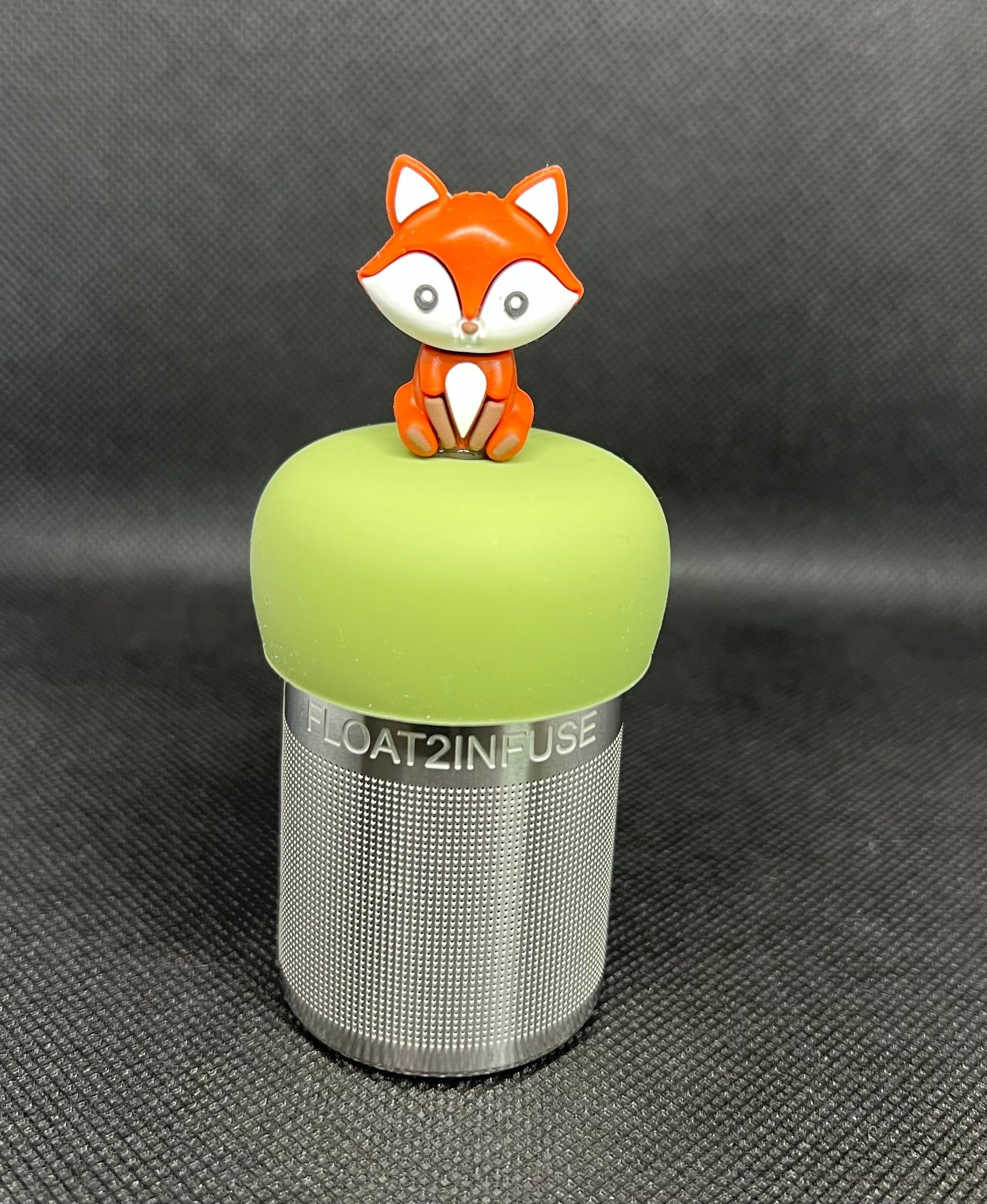 Floating Tea Steeper | Orange Fox | Green Base